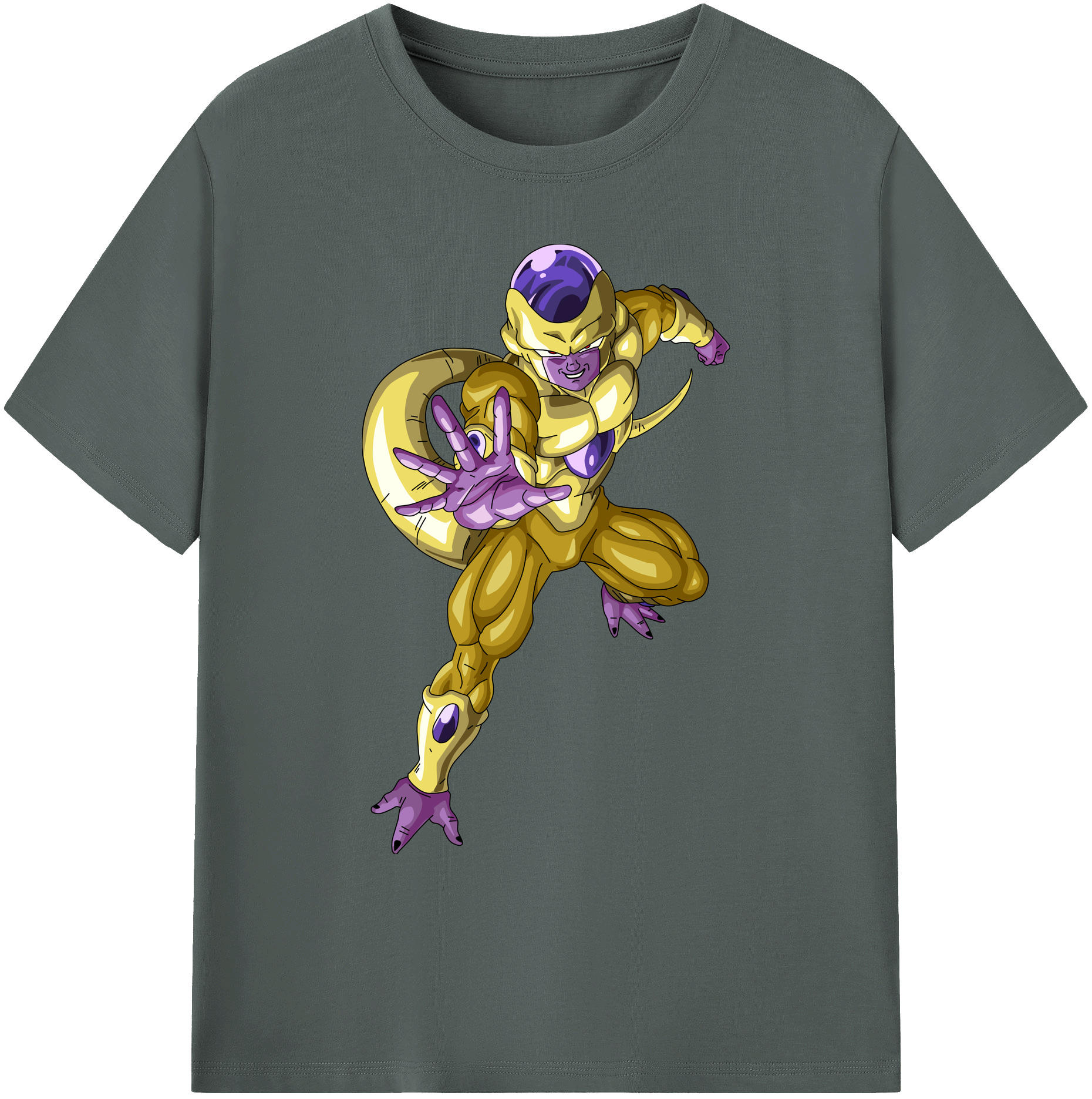 （画像用） ドラゴンボール フリーザ DRAGON BALL Frieza 綿100％ メンズ半袖Tシャツ｜肌触りやわらか＆通気性